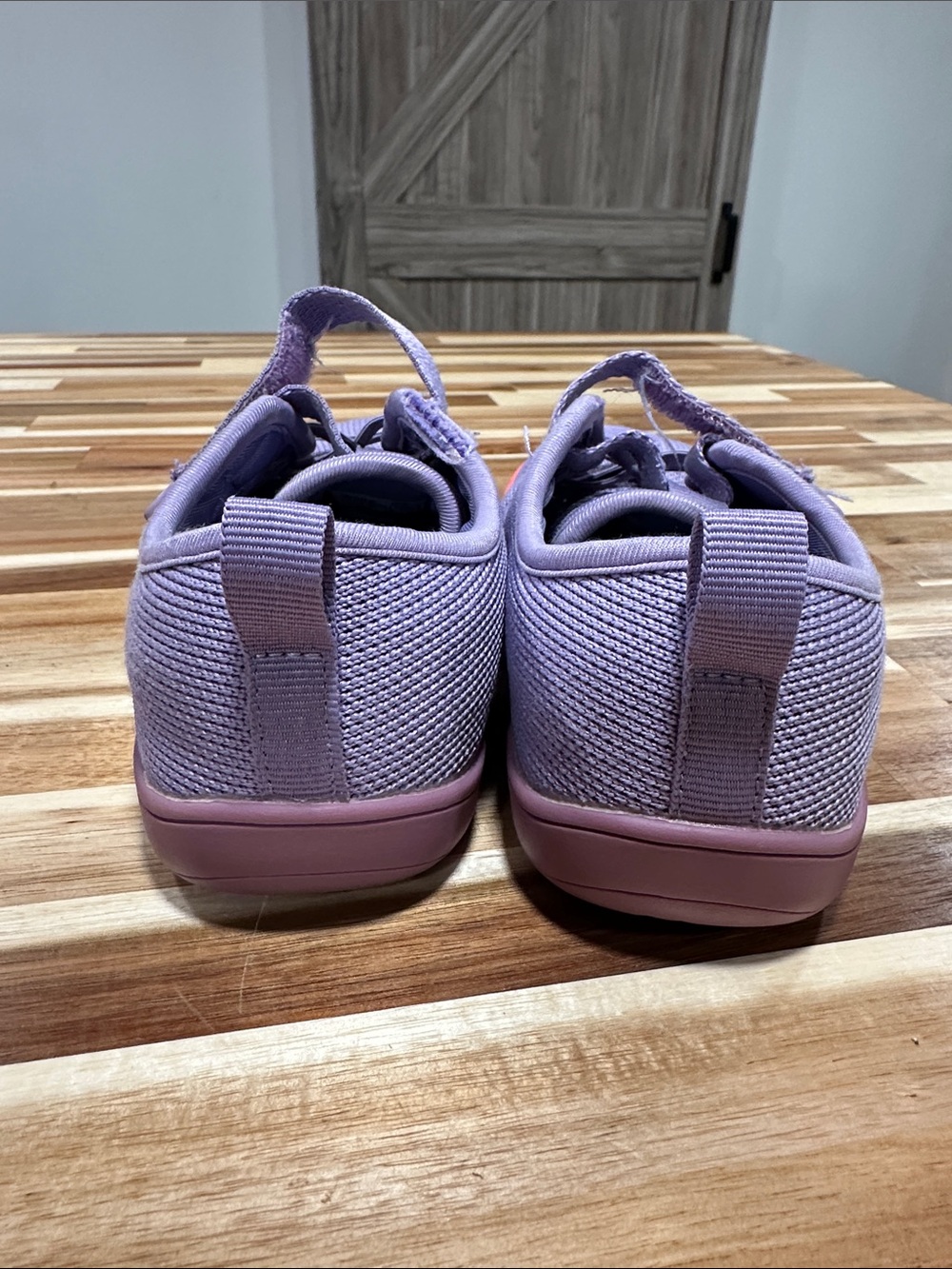 WHITIN Lavender Mesh Kids Sneakers with Multi-Color Sole 477 - Picture 4 of 6